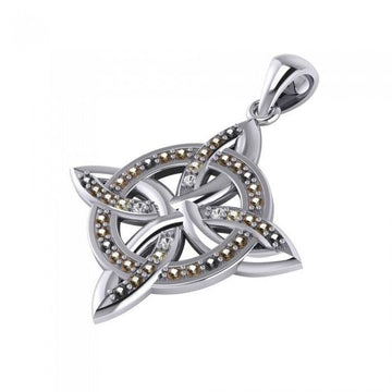 Celtic Four Point Knot Pendant TPD1808 - Jewelry